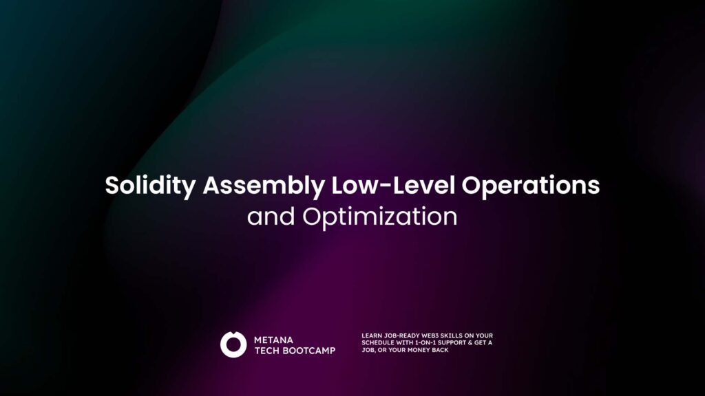 Solidity Assembly Low-Level Operations and Optimization