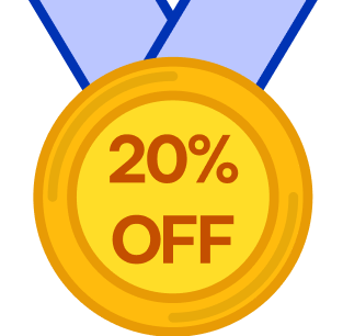 20% off enrollment offer